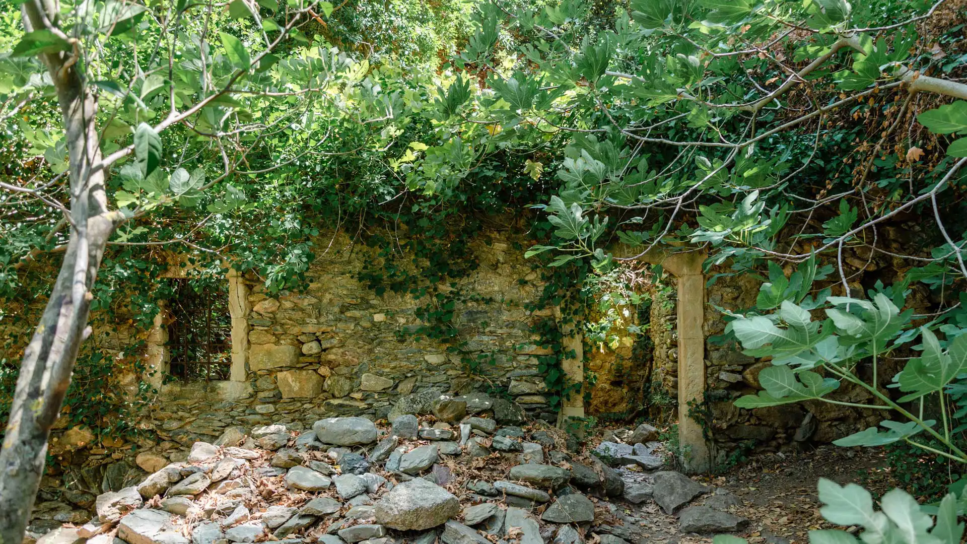 Ruines aux Gorges de Richis, Crète de l'Est