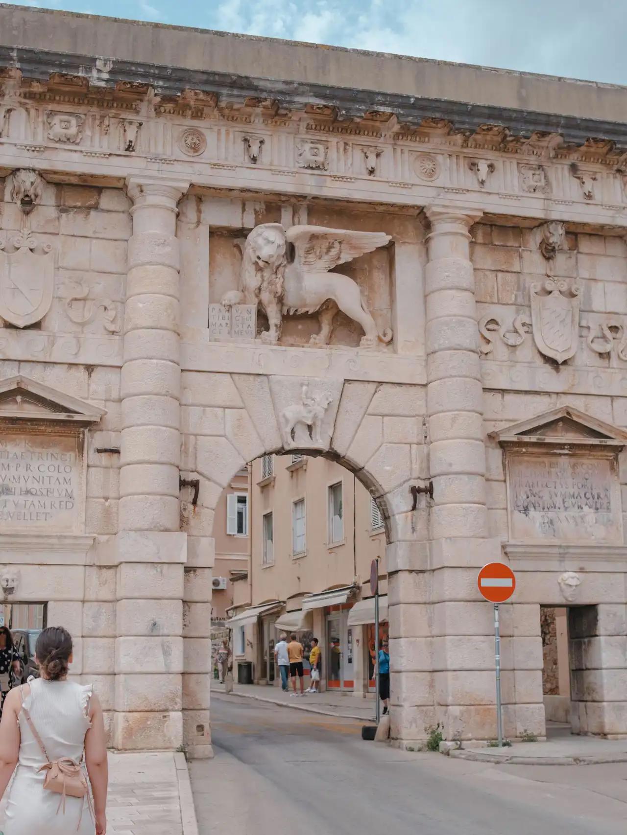 Porte de la Terre Ferme à Zadar