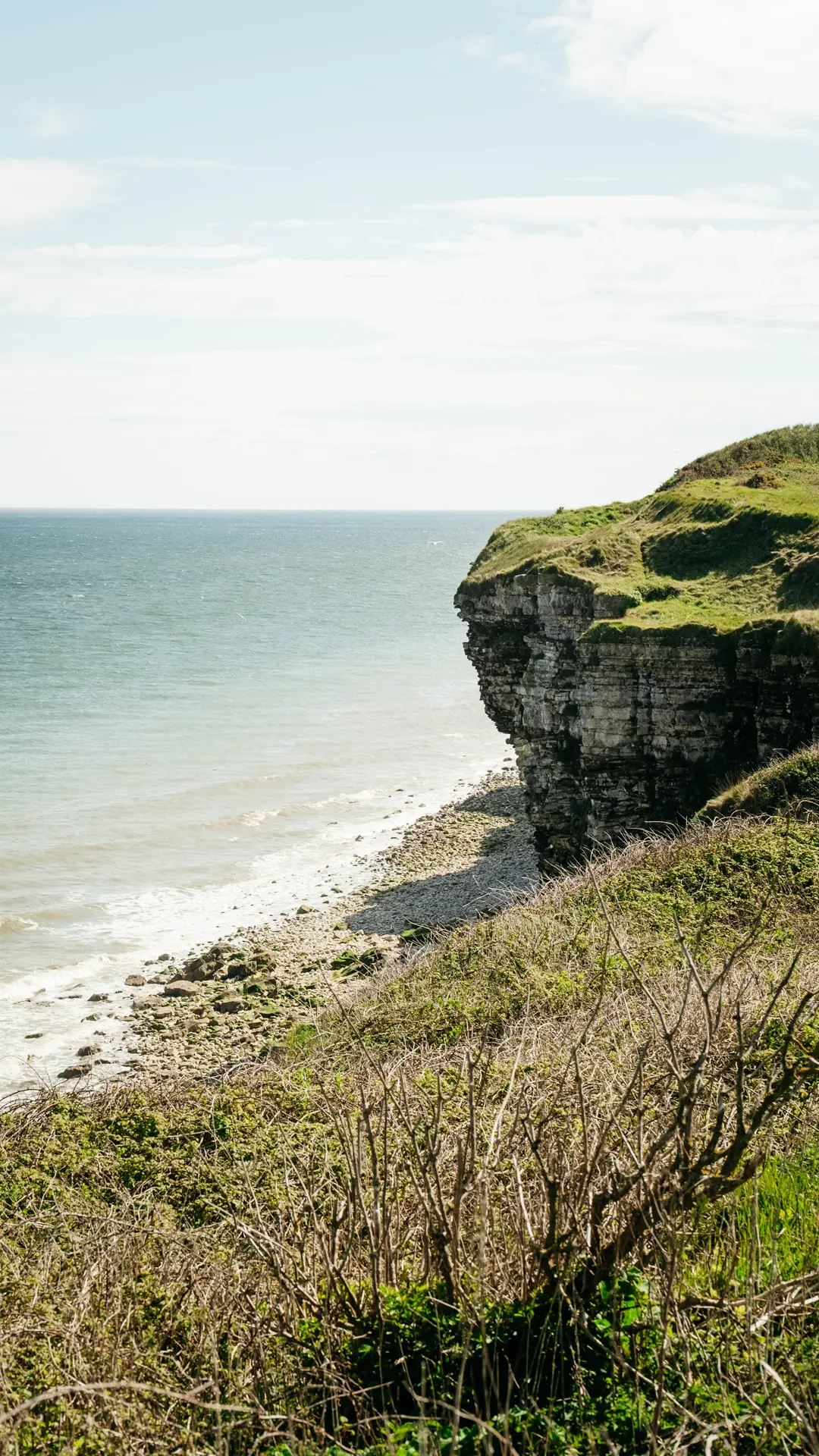 Cliffs of the cycle route maritime