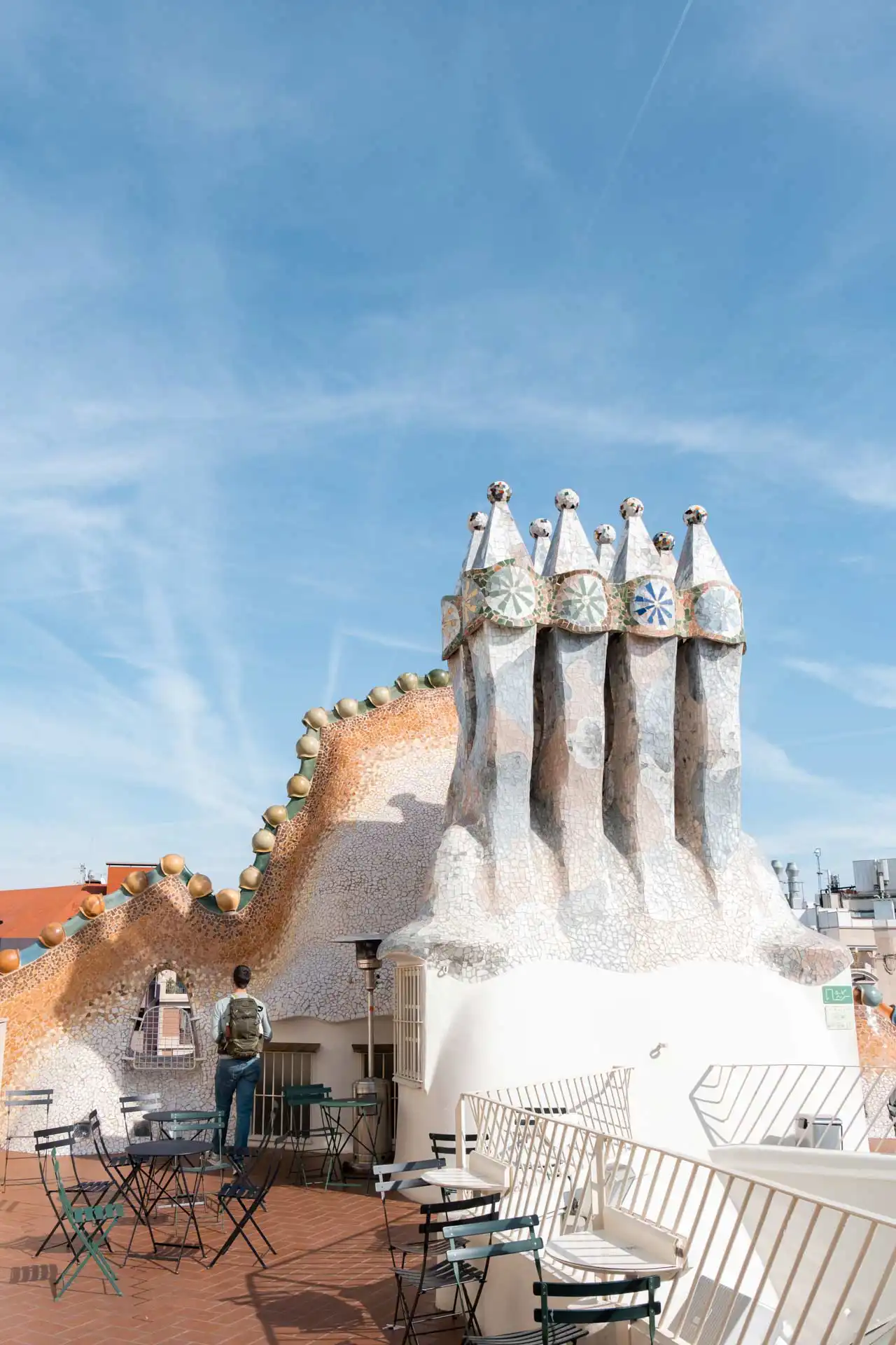 Terrasse Rooftop de la Casa Batlló à Barcelone
