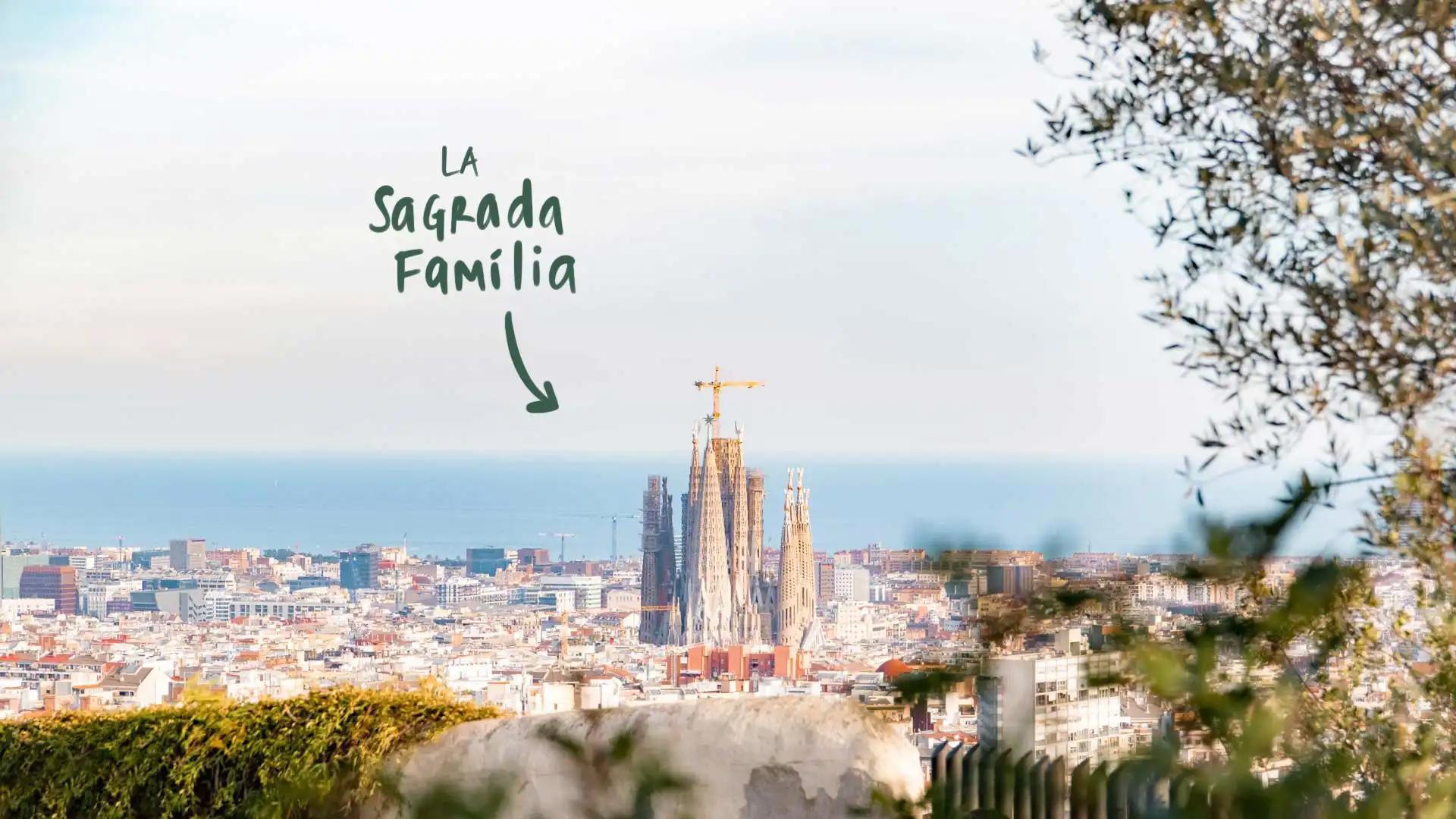 Vue sur Barcelone depuis le Parc Güell