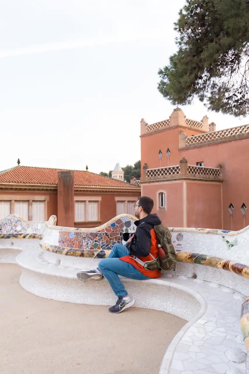 Place de la Nature du Parc Güell à Barcelone