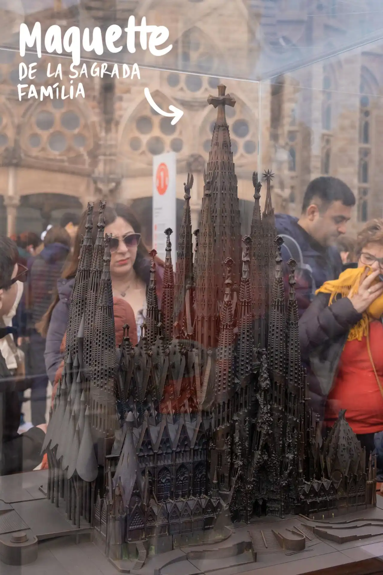 Maquette de la Sagrada Família à Barcelone