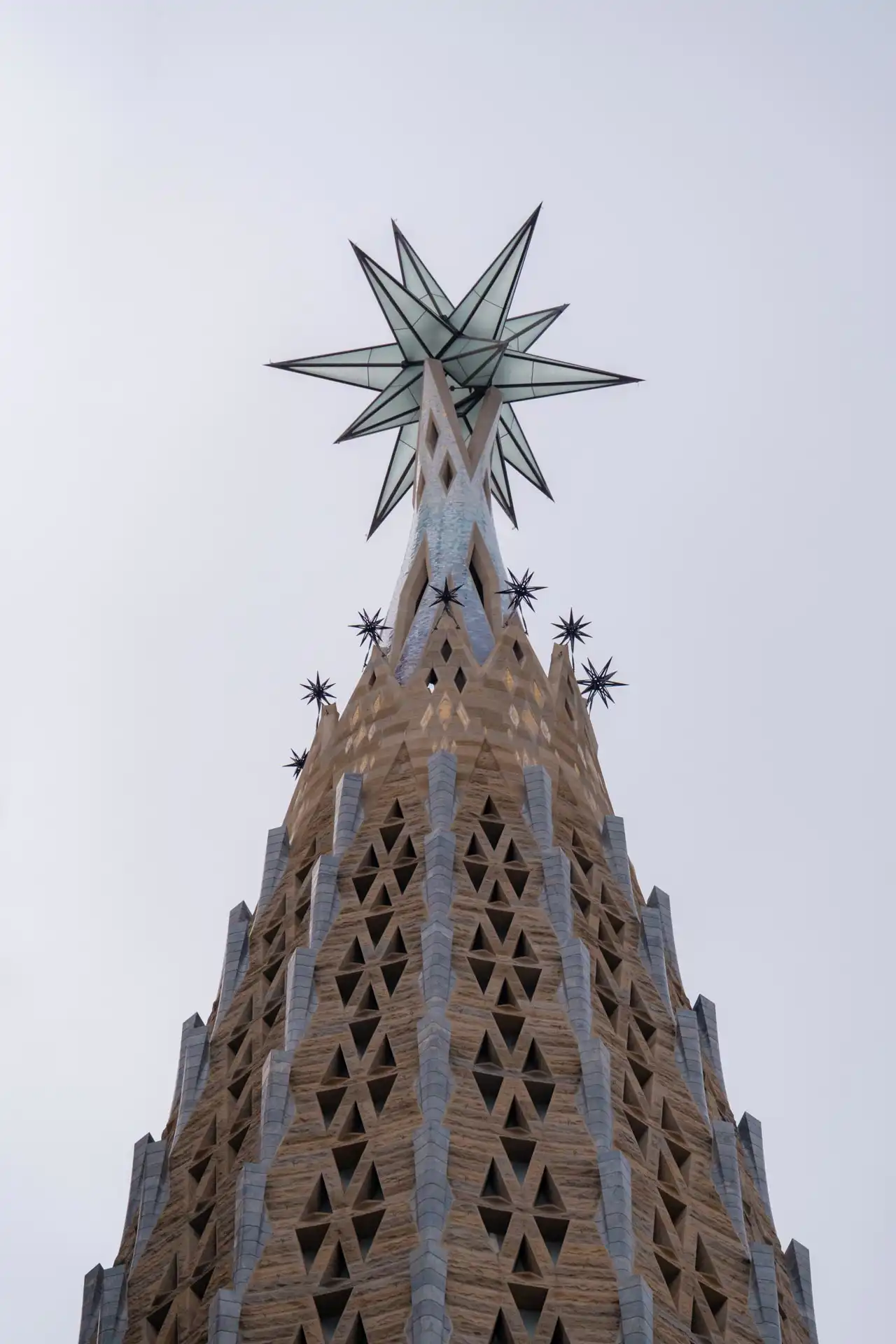 Tour de Marie sur la Sagrada Família à Barcelone