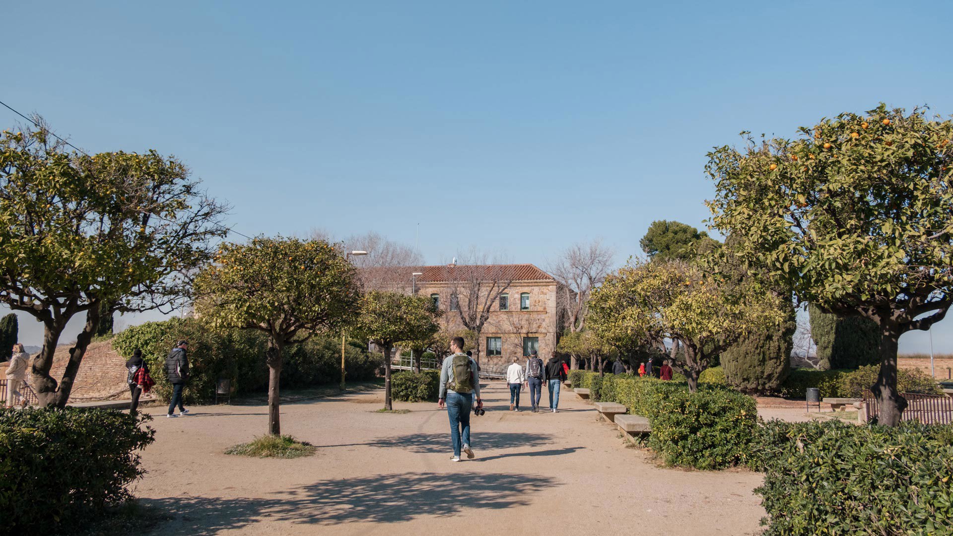 Jardins du château de Montjuïc Barcelone