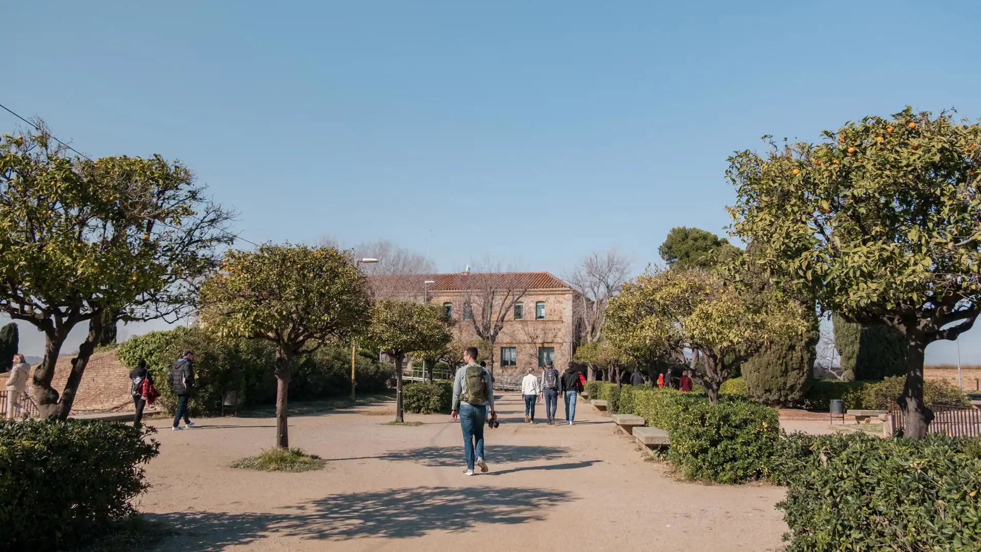 Jardins Château de Monjuïc à Barcelone
