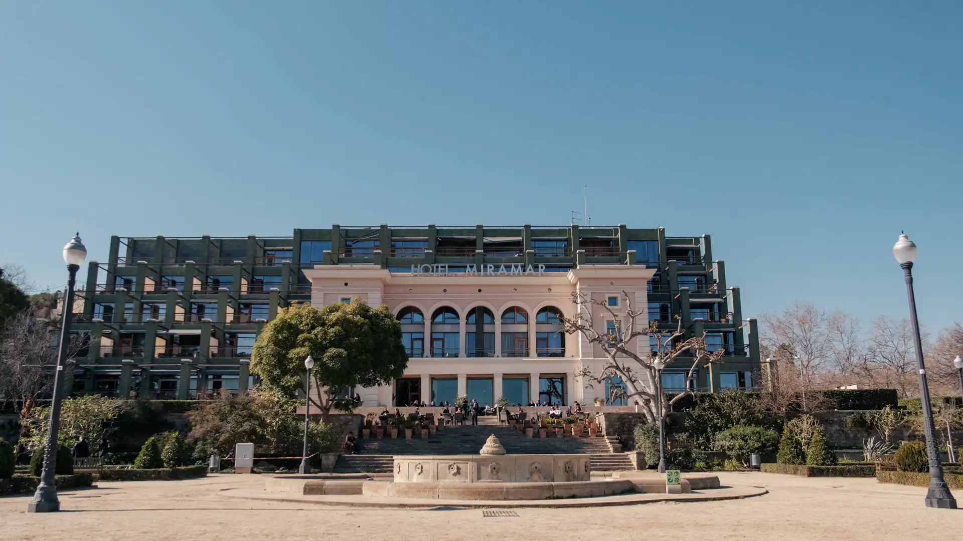 Hotel Miramar sur la colline de Montjuïc à Barcelone