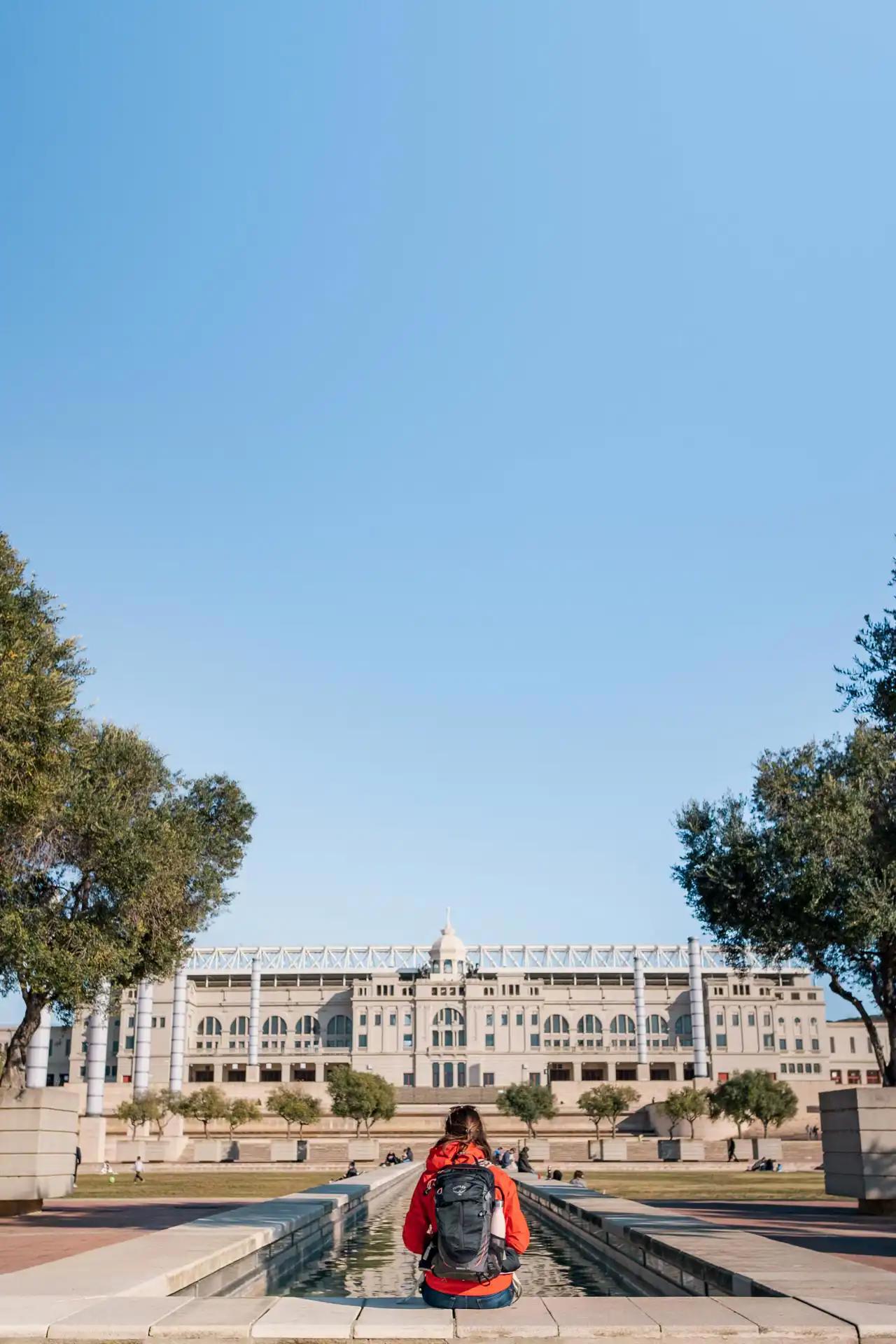 Esplanade de l'Anella Olimpica à Barcelone