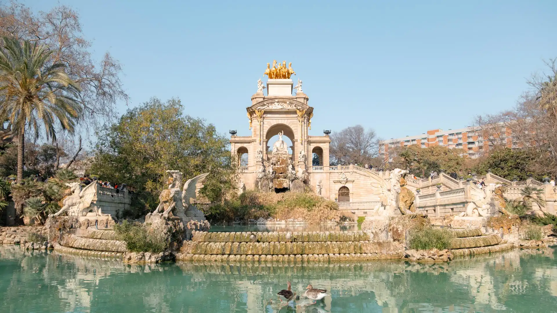 Fontaine du parc de la Cituadella à Barcelone