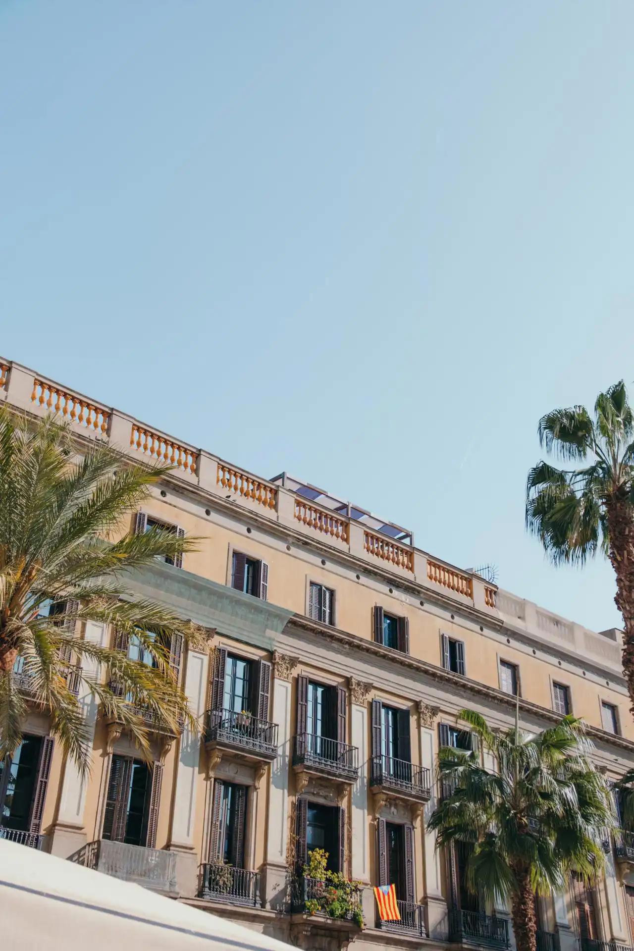 Plaça Reial à Barcelone