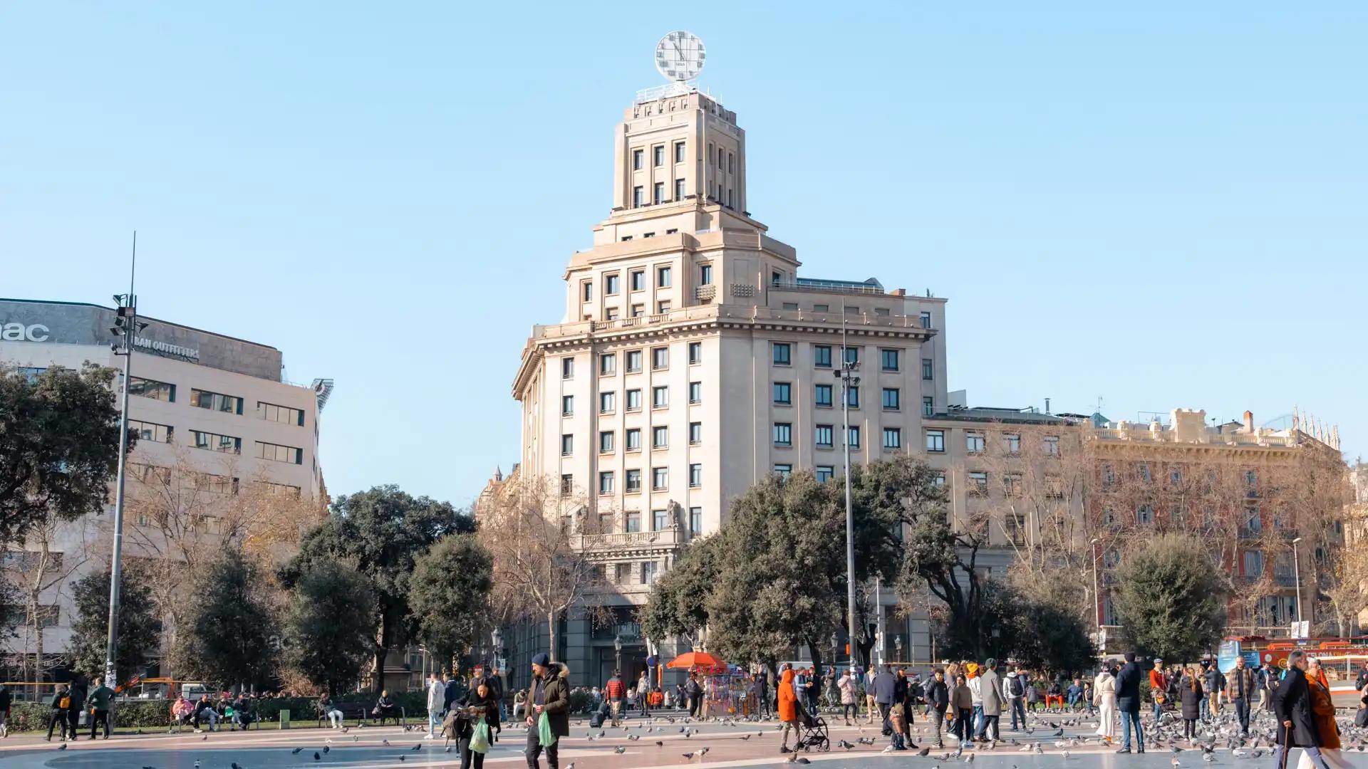 Place de Catalone à Barcelone