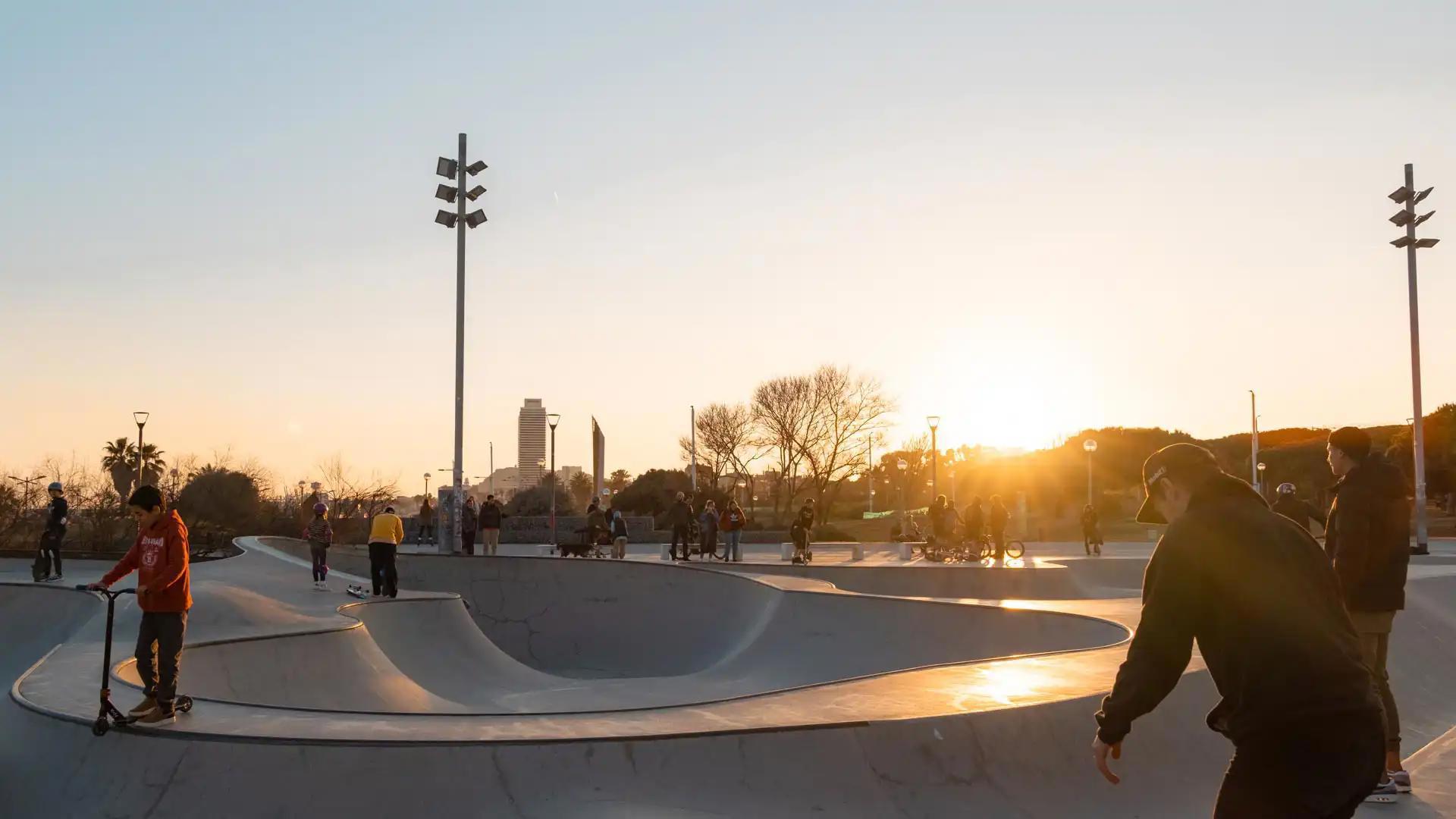 Skatepark de la Platja de Bogatell