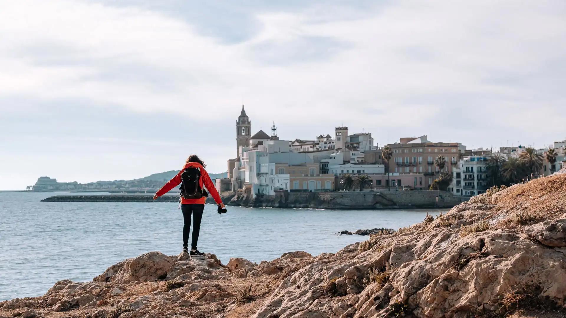 Sitges, station balnéaire sur la Costa Daurada près de Barcelone