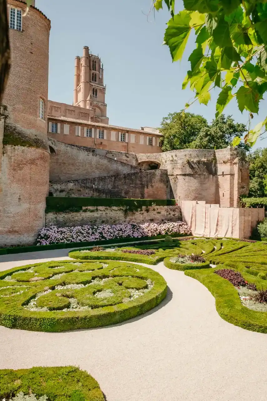 Jardin du palais de la Berbie à Albi