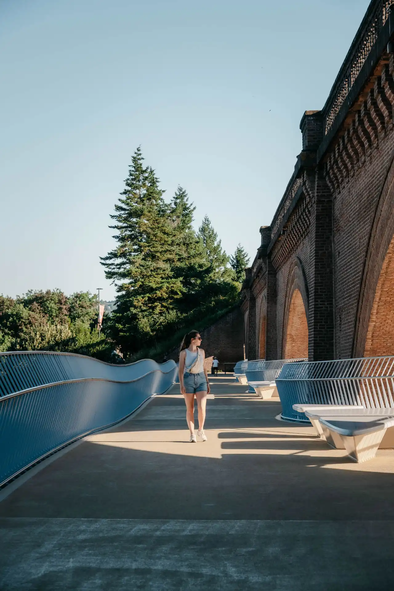 Passerelle du pont à Albi