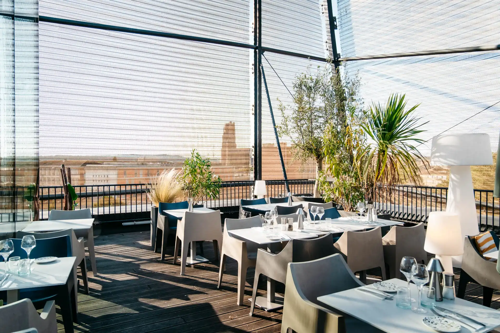 Terrasse du Mira rooftop à Albi