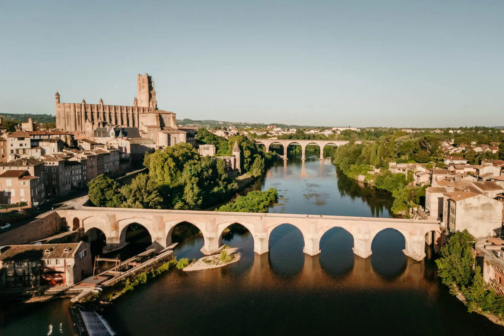 Albi vue du drone