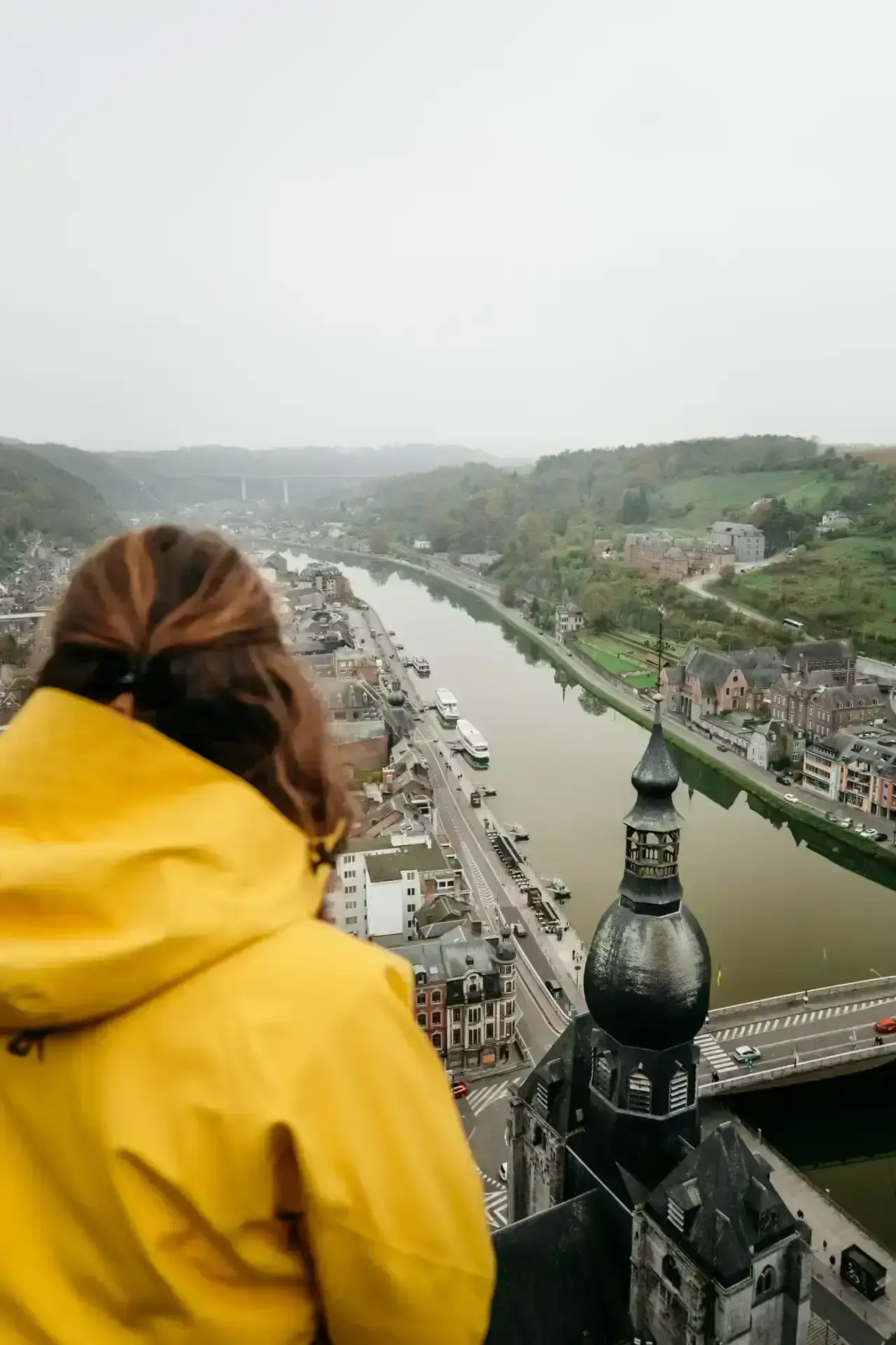 Panorama sur la ville de Dinant depuis la Citadelle