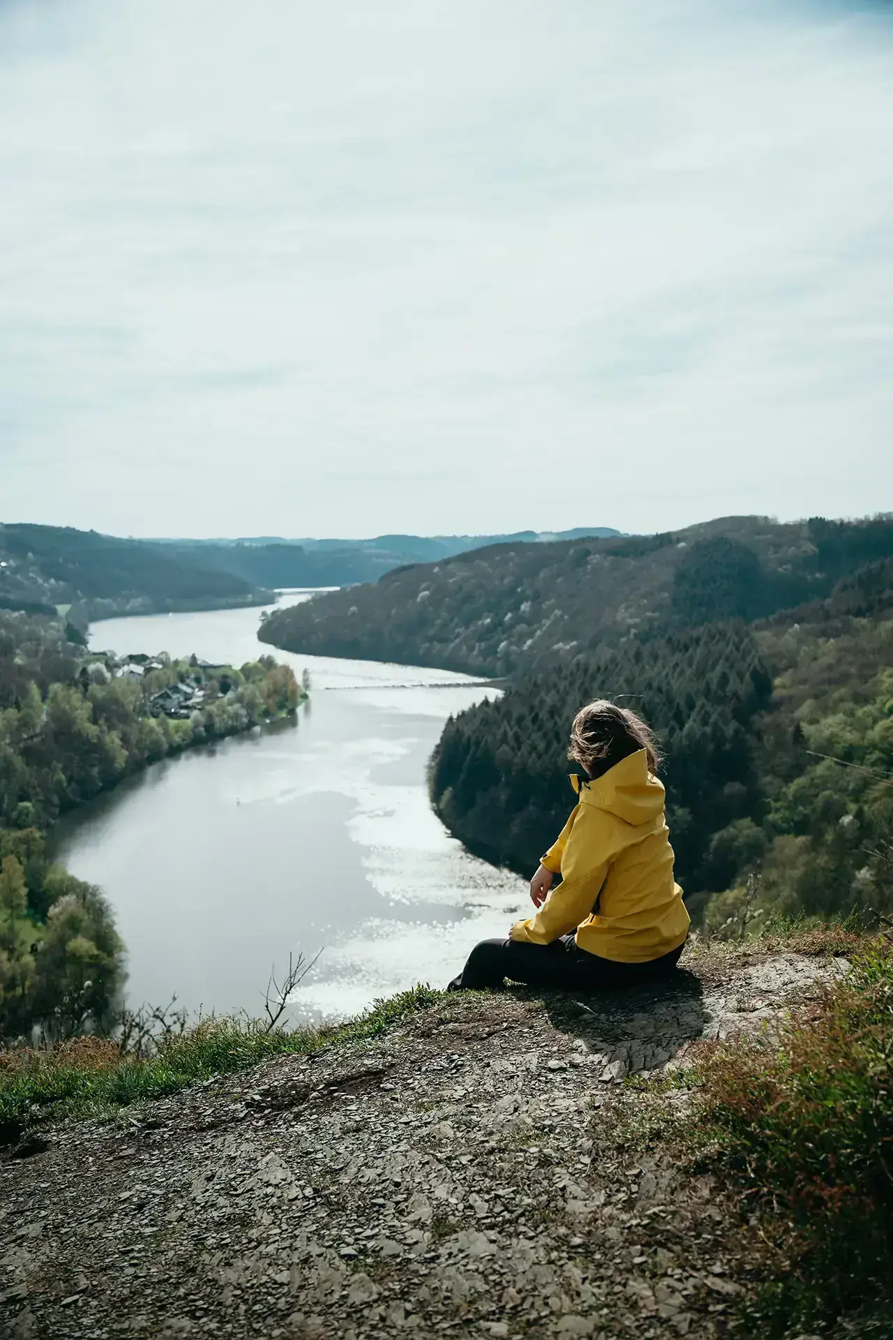 Lac de la Haute-Sûre au Grand-Duché du Luxembourg