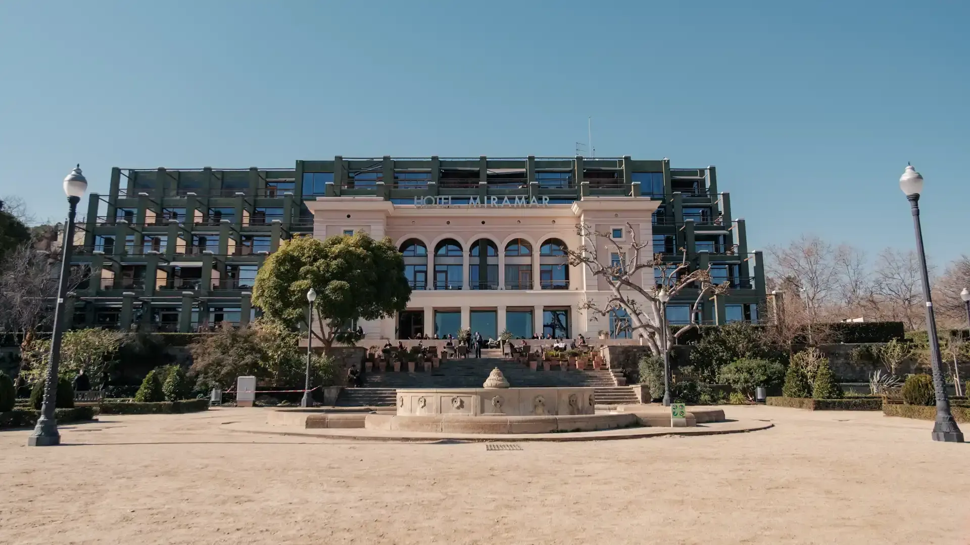 Hotel Miramar sur la colline de Montjuïc à Barcelone