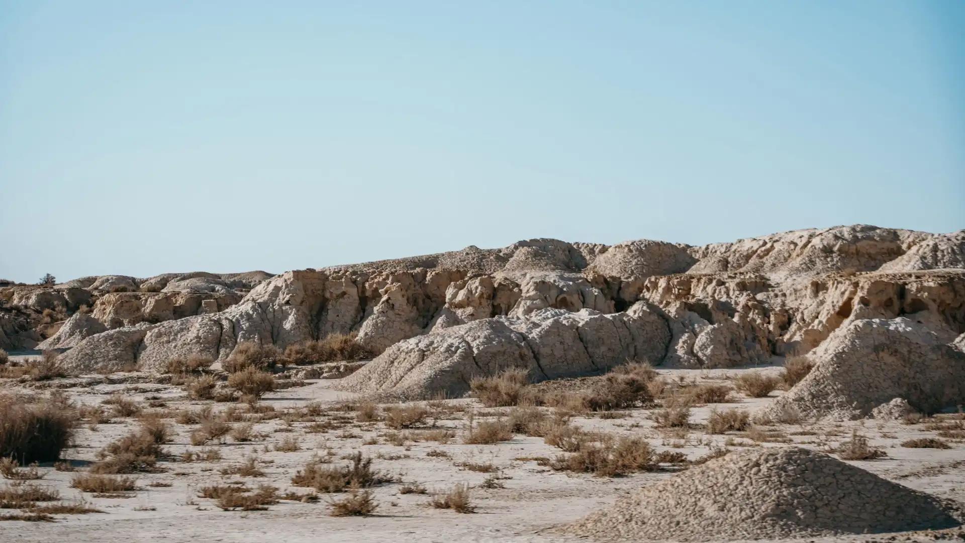 Blanquizales de Pisquerra dans le désert des Bardenas