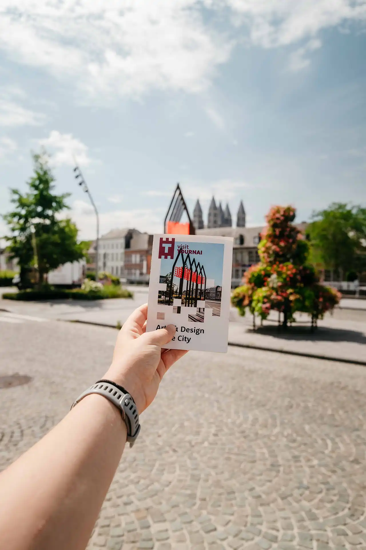 Walking tour Art and Design in the City in Tournai