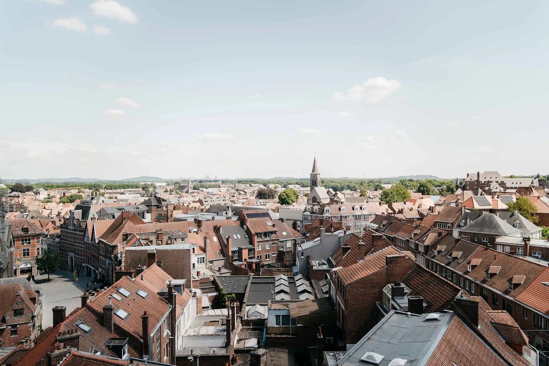 View on Tournai since the Belfry
