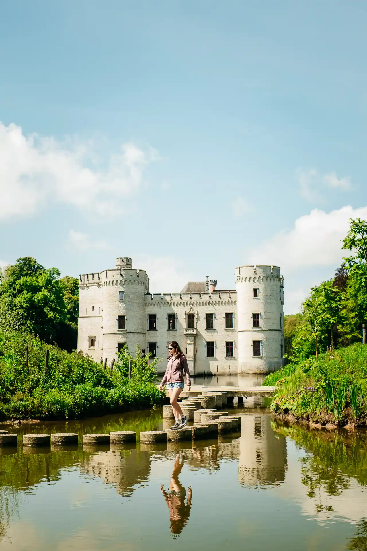 Jardin de l'île - Jardin botanique de Meise au printemps
