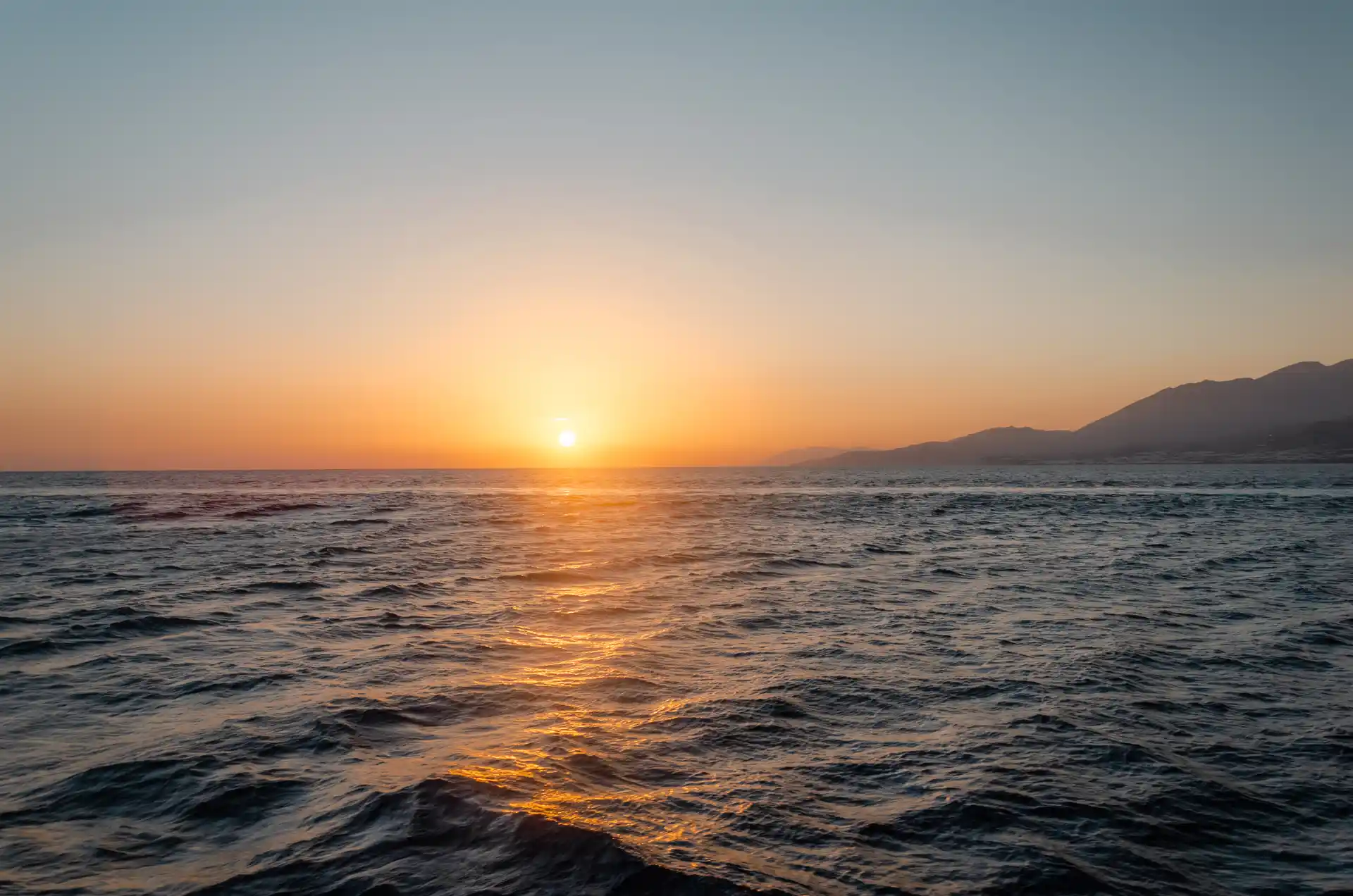 Coucher de soleil à Ierapetra