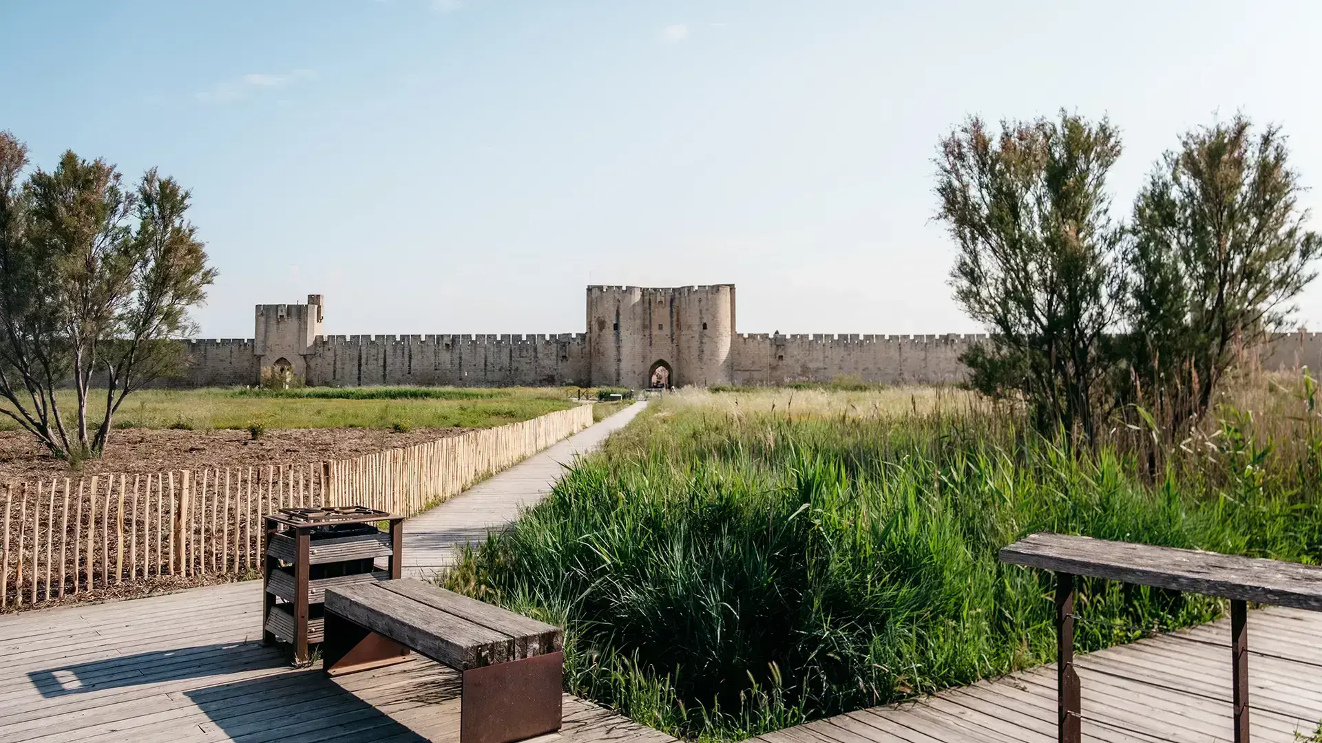 remparts, porte des Moulins, Aigues-Mortes