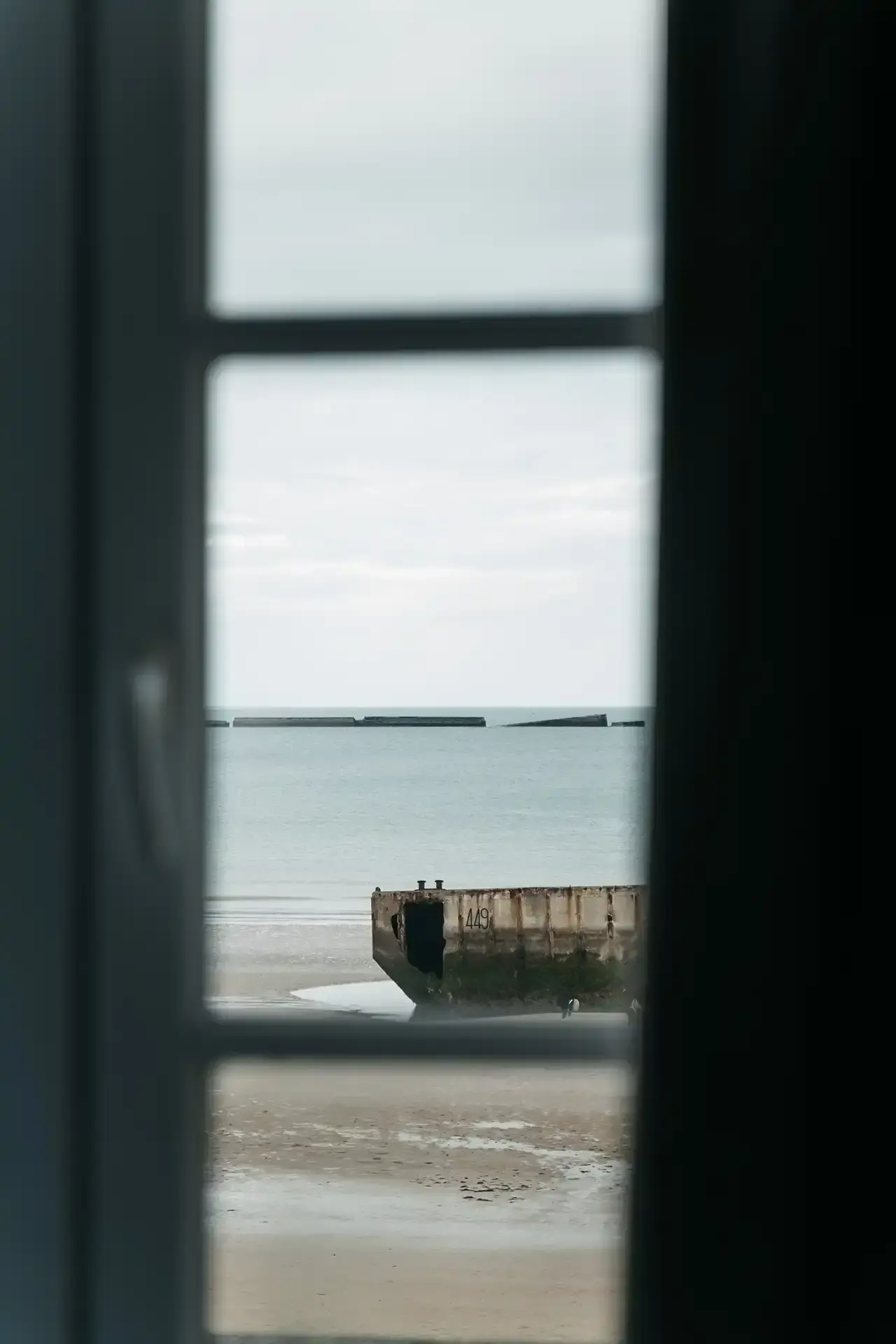 Hotêl La Marine avec vue sur mer à Arromanches Normandie