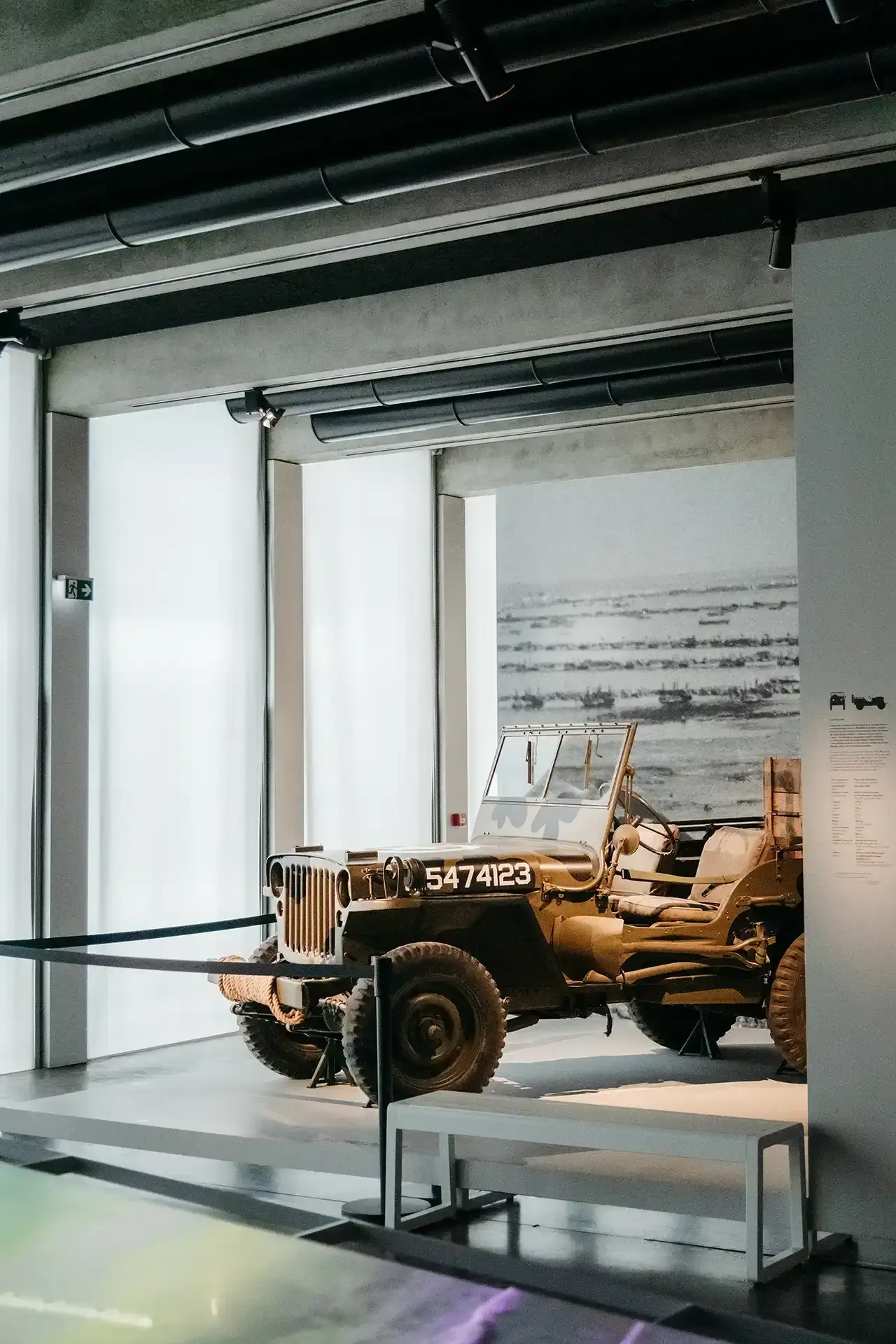 Musée du débarquement d'Arromanches-les-bains en Normandie, France