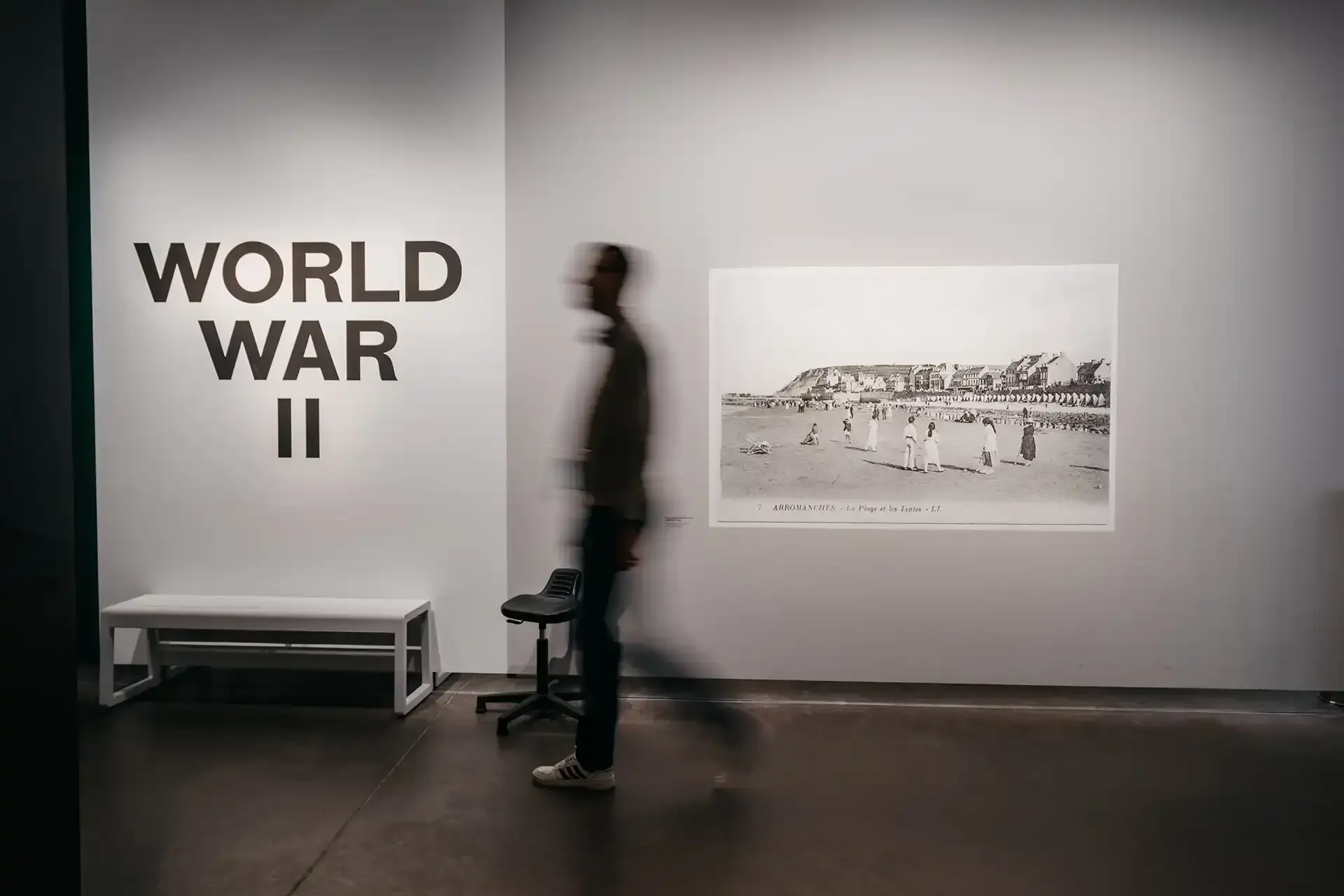 Musée du débarquement d'Arromanches-les-bains en Normandie, France