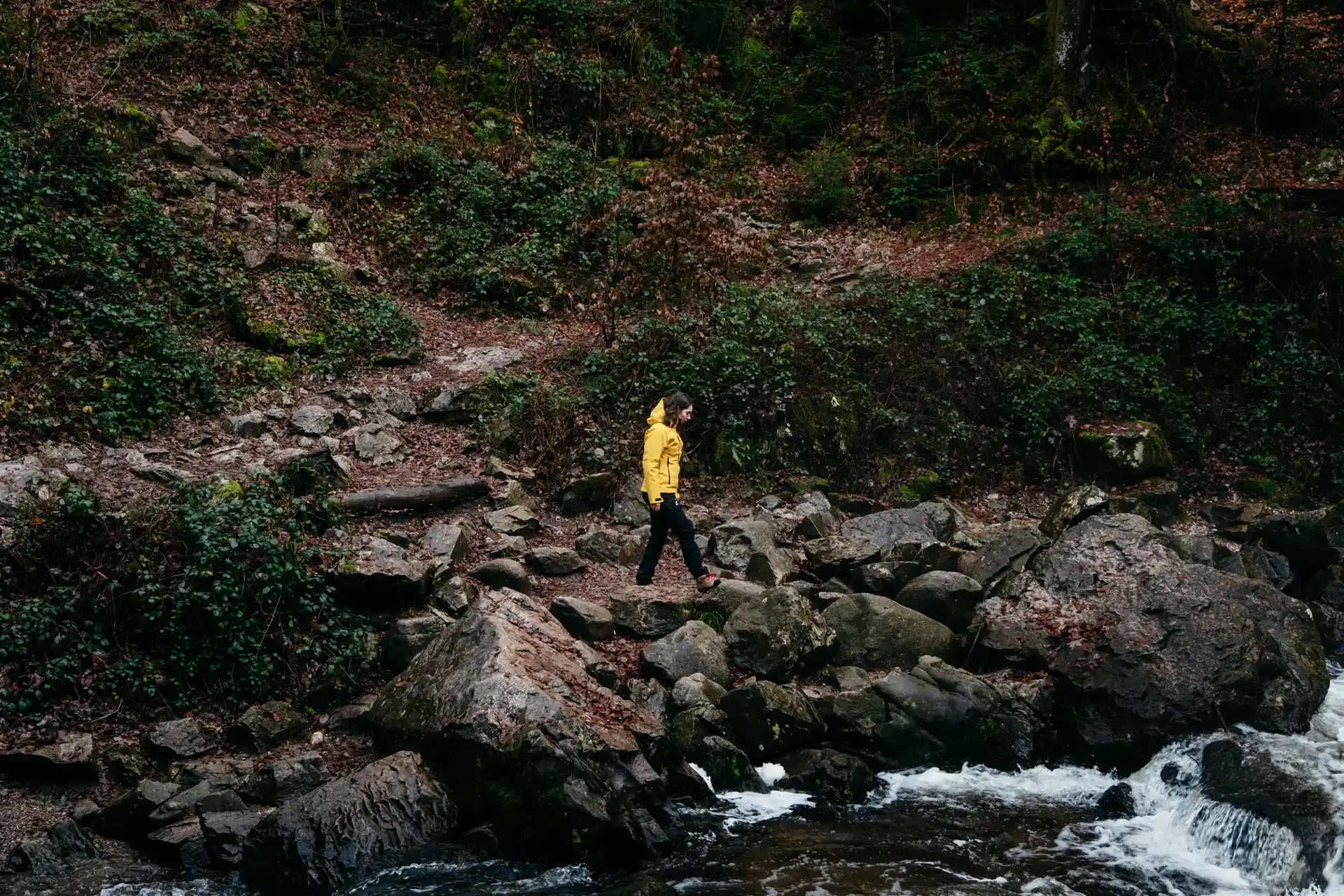 Cascade du Petit Tendon dans les Vosges en hiver