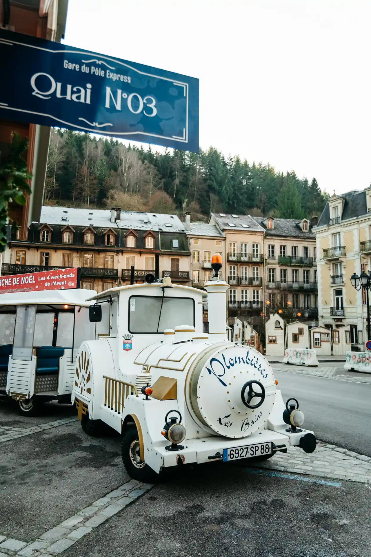 Marché de Noël à Plombières-les-Bains dans les Vosges