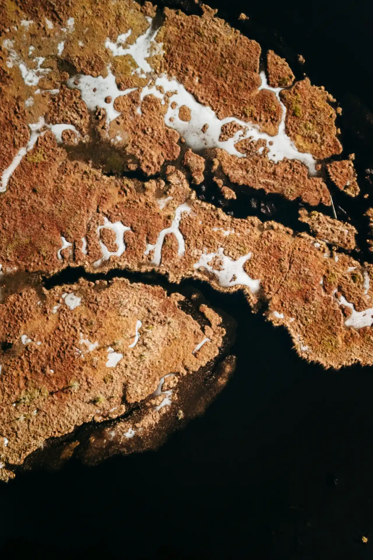 Vue drone du lac de Lispach