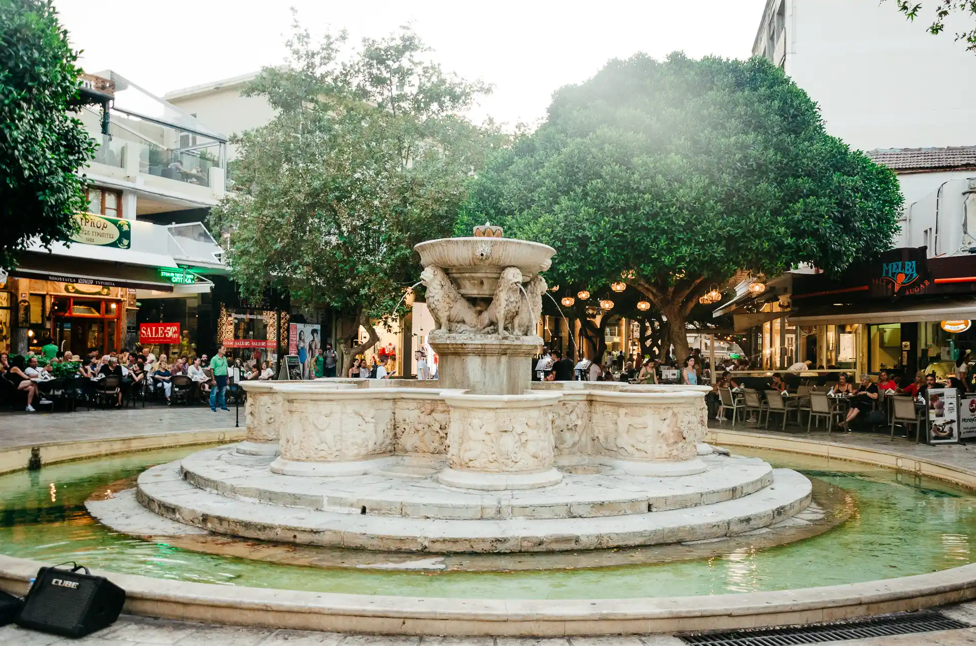 Fontaine Morosini à Heraklion en Crète