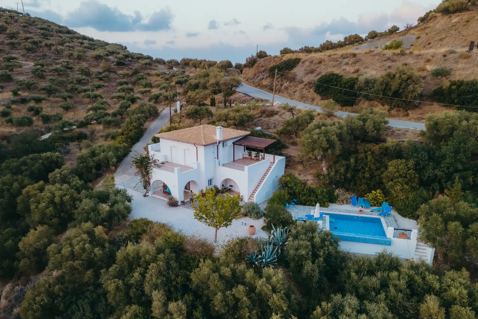 Villa Skalaki - Hébergement familial avec piscine en Crète