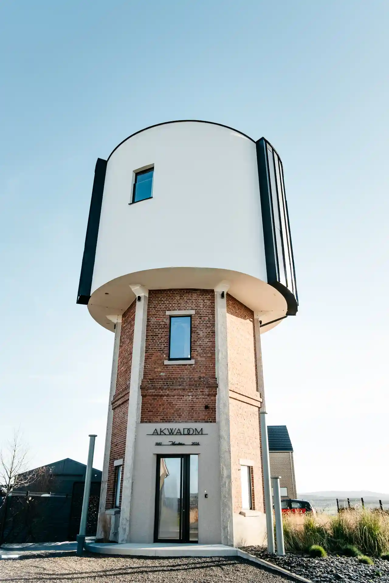 Akwadom, logement insolite dans un château d'eau en Belgique