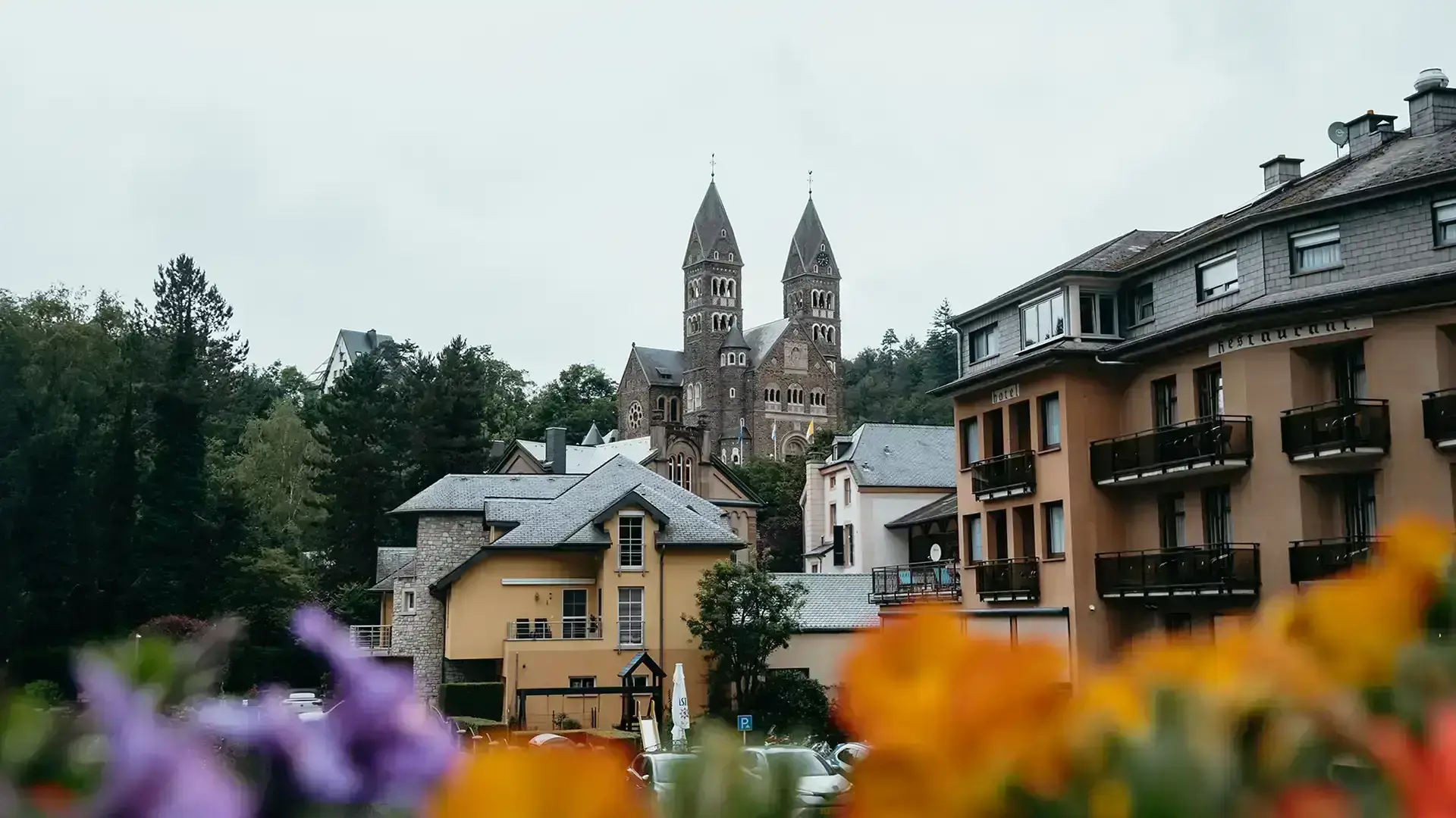 clervaux vue sur l'église 