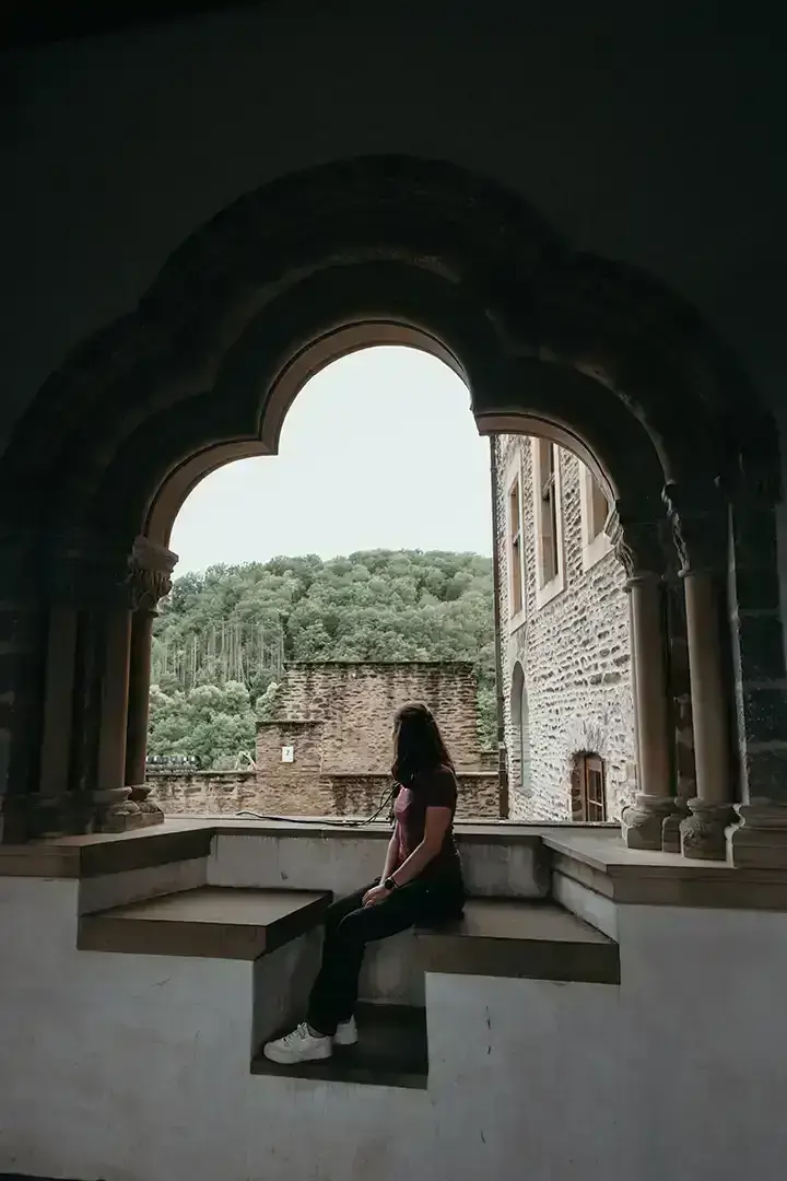 galerie byzantine du chpateau de Vianden au Luxembourg