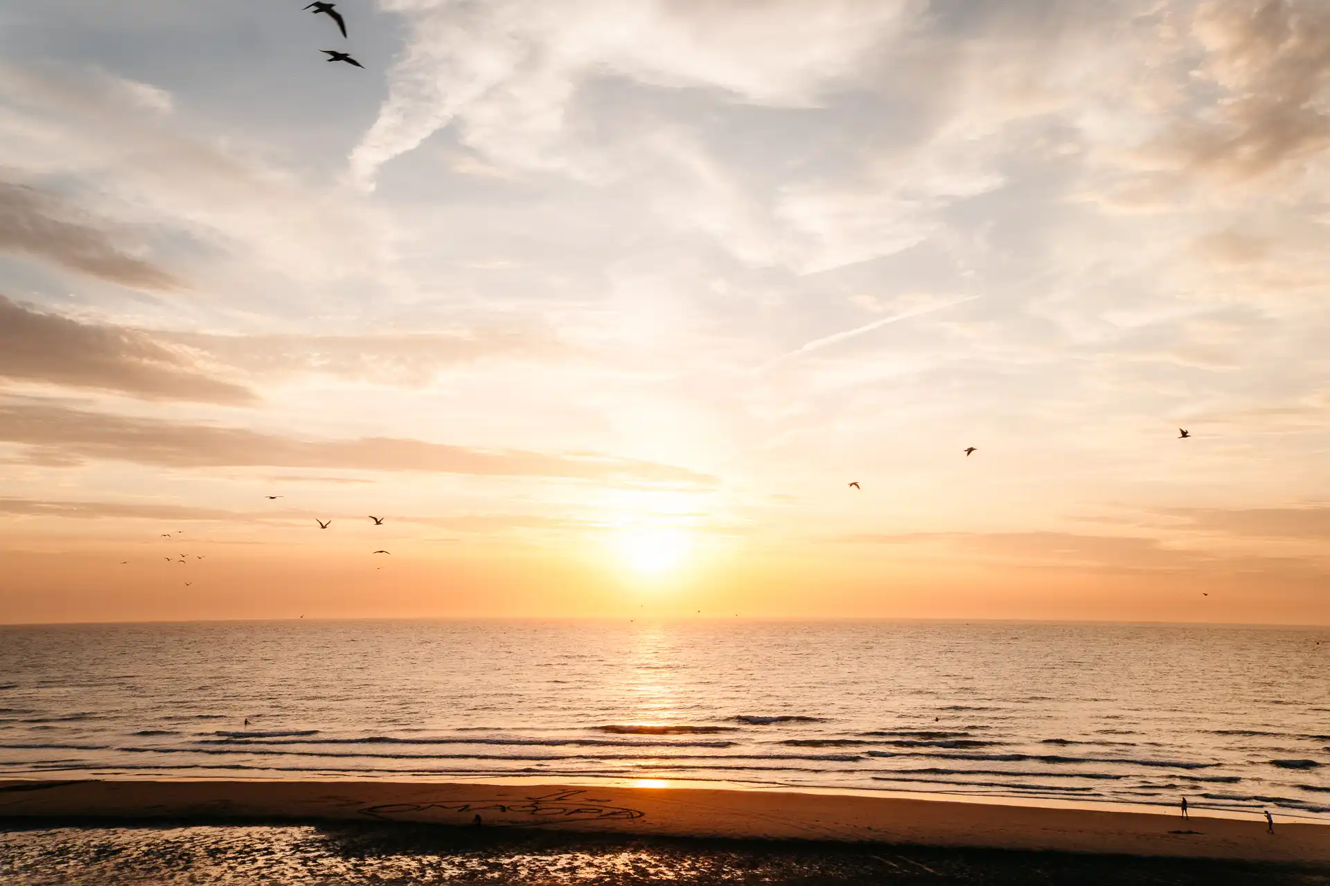 Coucher de soleil à Middelkerke