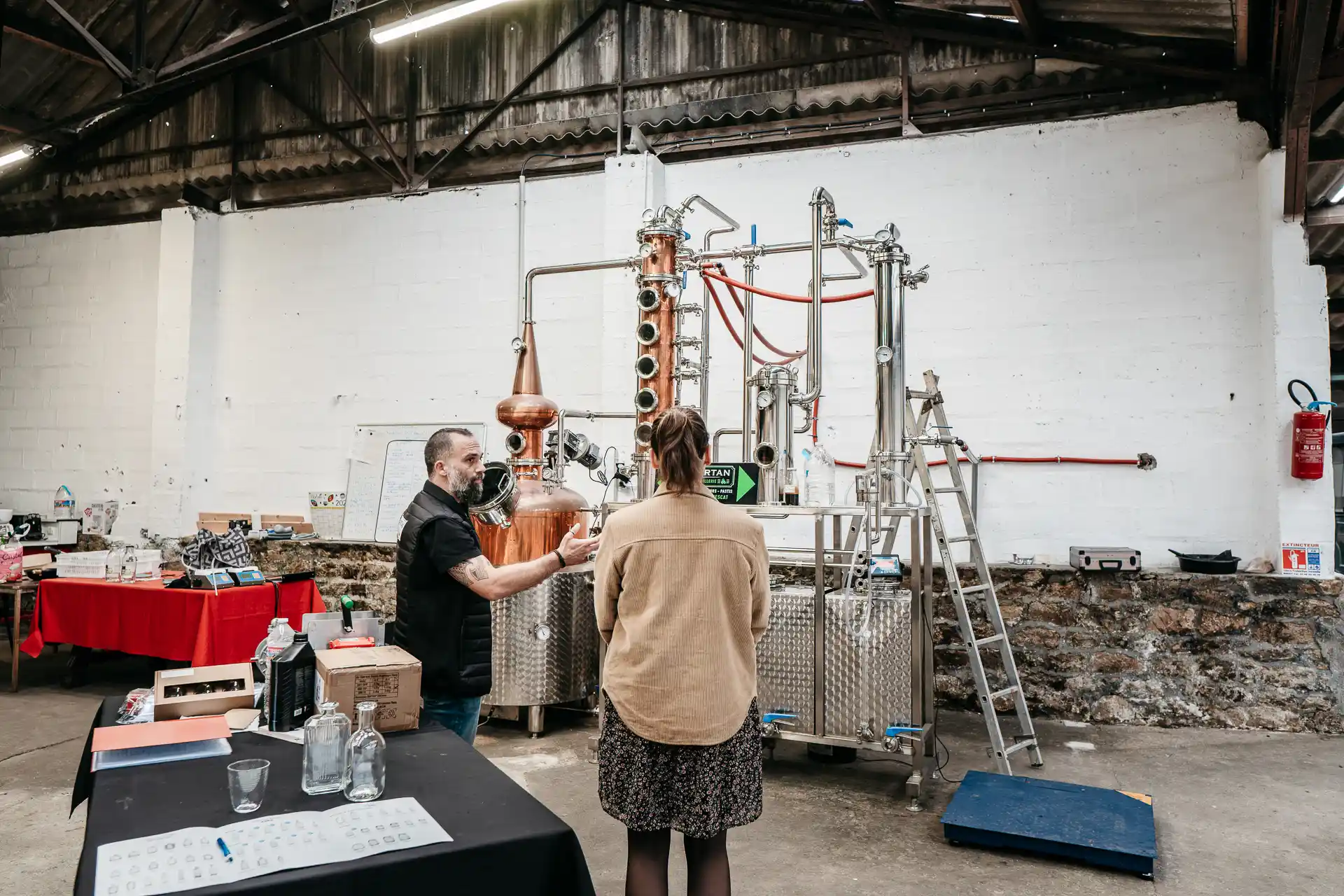 Visite de la Distillerie Dourtan à Plouescat en Bretagne