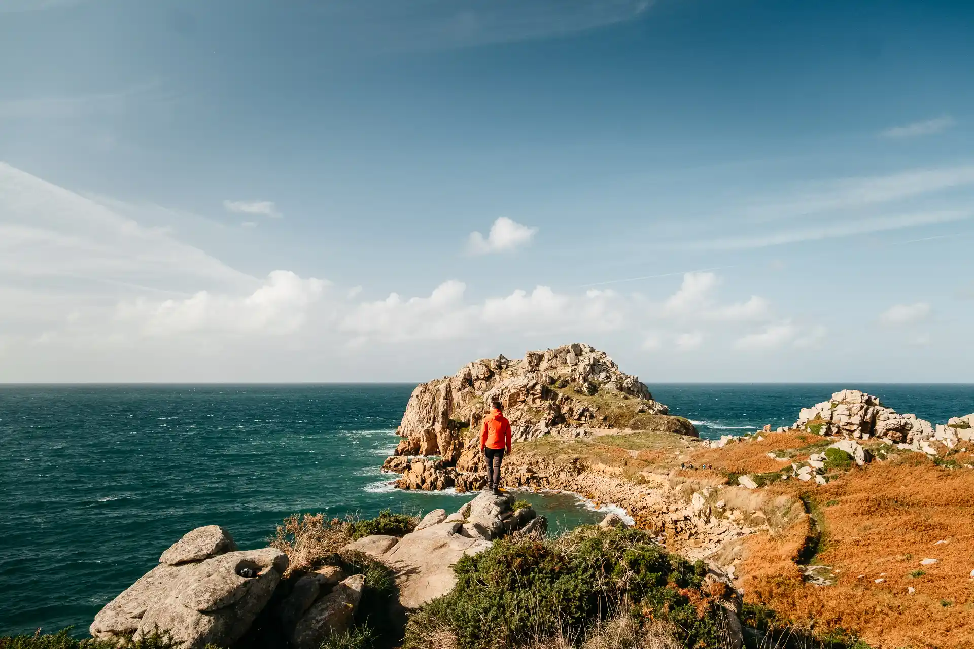 Pointe de Primel le long du GR34 en Bretagne