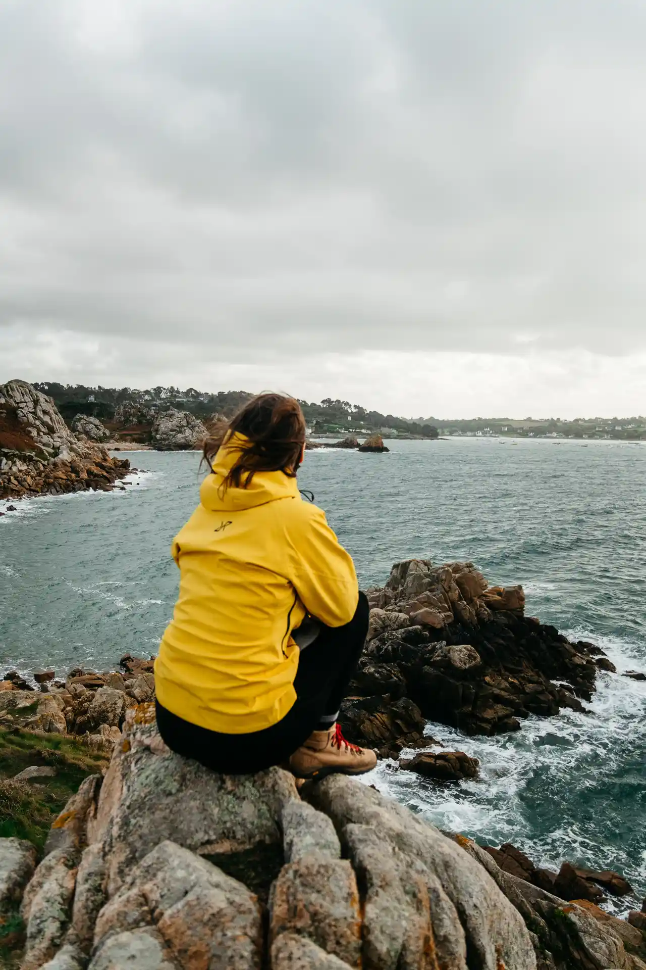 Pointe de Primel le long du GR34 en Bretagne