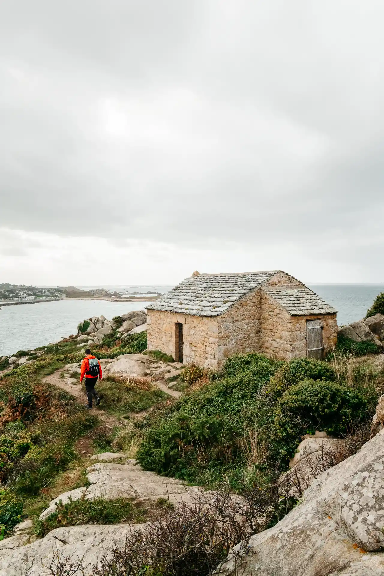 Pointe de Primel le long du GR34 en Bretagne