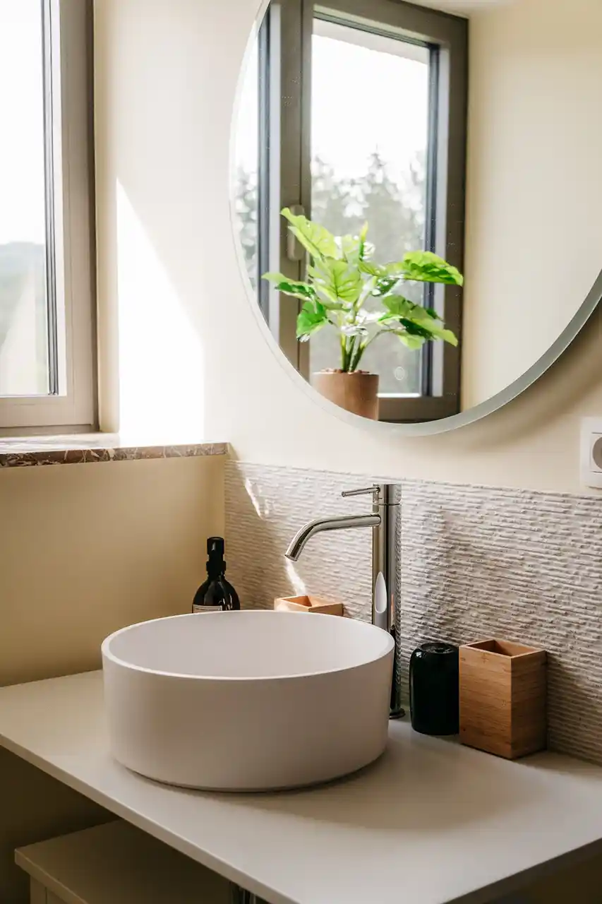 Salle de bain de La Vaulx-Renard, gîte à Stoumont